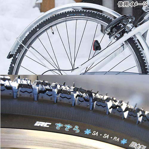 IRC Sasara SA, SA, RA (Czerwony Grzbiet) Rower Miejski Opony Zimowe WO27X1 3/8 Typ 82 KK 18654Z