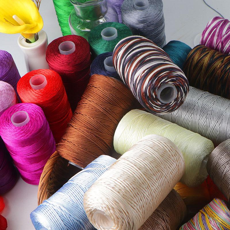 Ice Hemp Silk Thread Fine Thread Hand-Woven Hat Slipper Thread Summer Cool Hat Ice Silk Thread Hollow Thread Diy Hat Thread