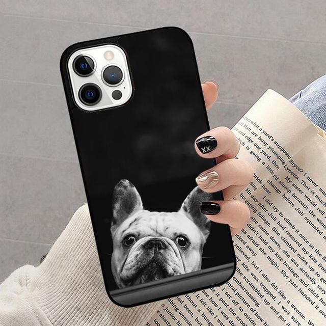 Autumu French Bulldog Art Phone Case Cover for iPhone 17 Air 16 16e 15 12 11 13 14 Pro Max Apple Plus Coque