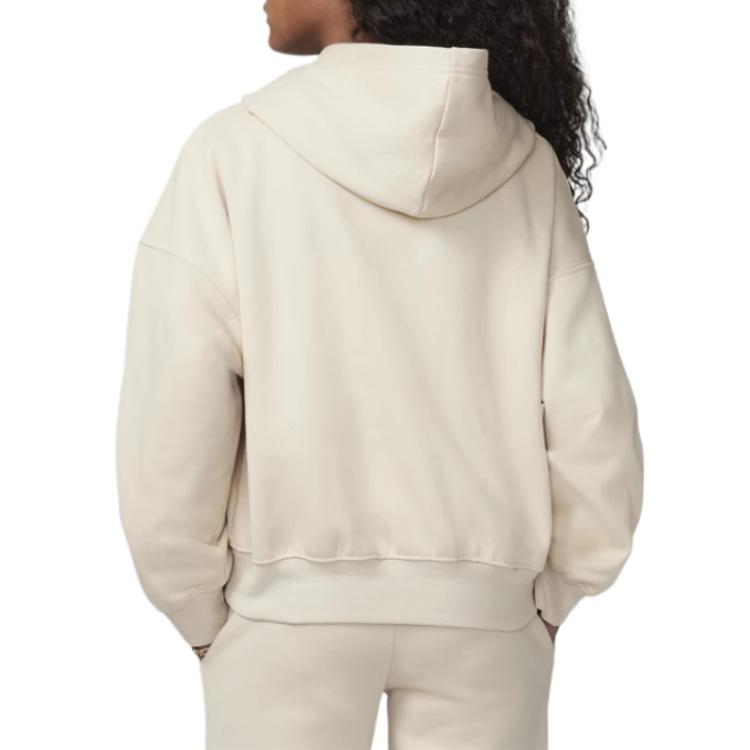 Jordan Brooklyn Essentials Casual Comfortable Solid Color Versatile Kids Sweatshirt Light-Brown HQ8117-271