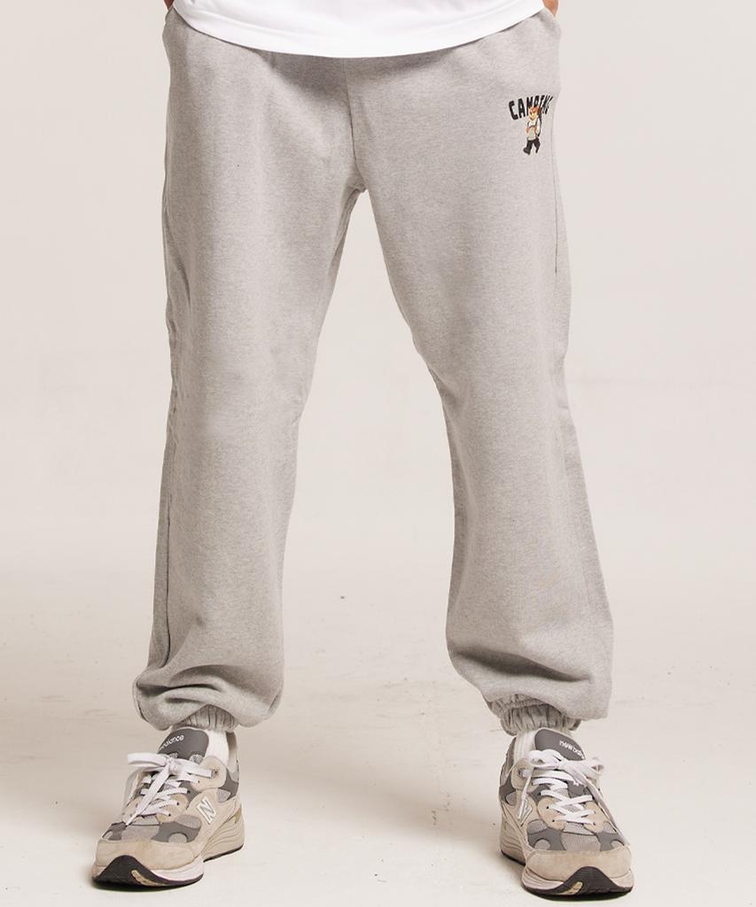 CREAM SODA LAB Camping Small Logo Training Jogger Pants Gray