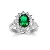 "Emerald Ring: European & American Fashion, Queen & Princess Wedding Jewelry"
