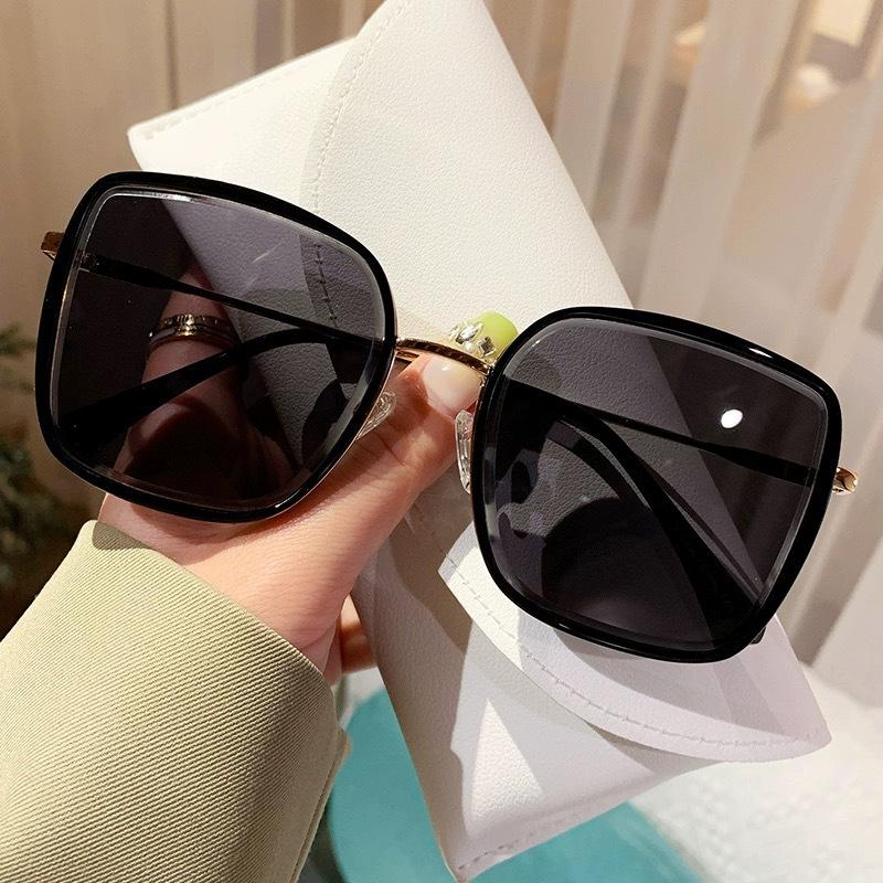 Gradually Change Tea Fashion Sunglasses Women'S Wind With The Same Gradual Change Color Sunglasses