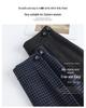 Plaid Woolen High-Waisted Pencil Skirt: Winter 2025 Korean Style, Thickened and Warm with Slit