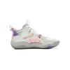 Li Ning Kids Synthetic Leather Basketball Series Comfortable Non-Slip Wear-Resistant Rebound Support Mid-Top Basketball Shoes YKBU090-7
