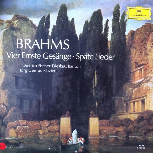 

LP Record JOHANNES BRAHMS DIETRICH FISCHERD Vier Ernste Gesnge Spte Lieder 135161 Deutsche Grammo Germany Classical Used