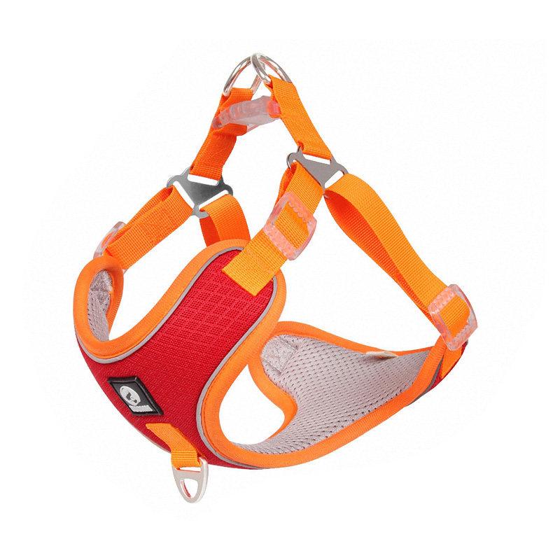 Adjustable Reflective Shiba Inu & Corgi Harness: Anti-Pull Leash Vest for Medium to Large Dogs