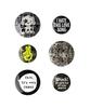Mahagrid Festa Button Pin Set Black(Mg2Fmmab65A)