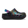Crocs Classic Disco Beach Clogs Kids Footwear Black Multicolor 208086-0C4