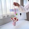 Artificial Flowers Crochet Flower Bouquet with Lights Decor Knitting for Girlfriend Shelf