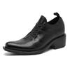 Pointed Leather Shoes Men's 2025 New Business Dress Men's Leather Shoes Casual Breathable Soft Black Sole Soft Surface British