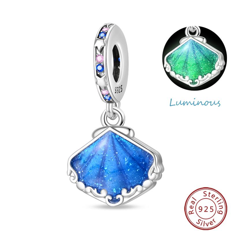 Luminous Ocean Series Copper Dolphin Turtle Octopus Charms Beads 3Mm Diy Fine Jewelry Gifts Making