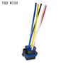 Waterproof Automotive Relay DC 5V/12V/24V/48V Car Relay With Black Red Copper Terminal Auto Relays 5pin 40A With Relay Socket Relays 5