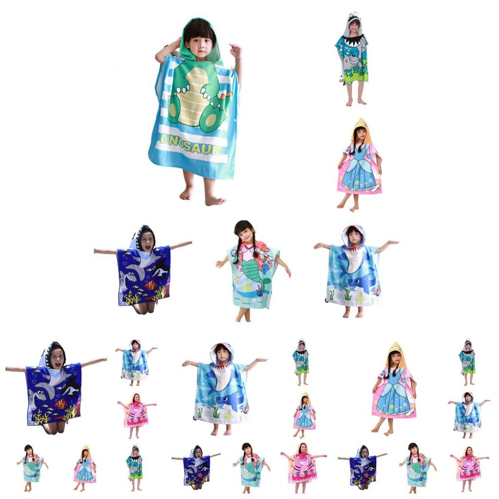 Soft And Skin-friendly Bath Towel With Fun Cartoon Design For Boys And Girls