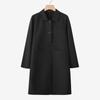 ZANZEA Women Casual Turn Down Collar Solid Color Long Sleeve Thin Cardigan Tops