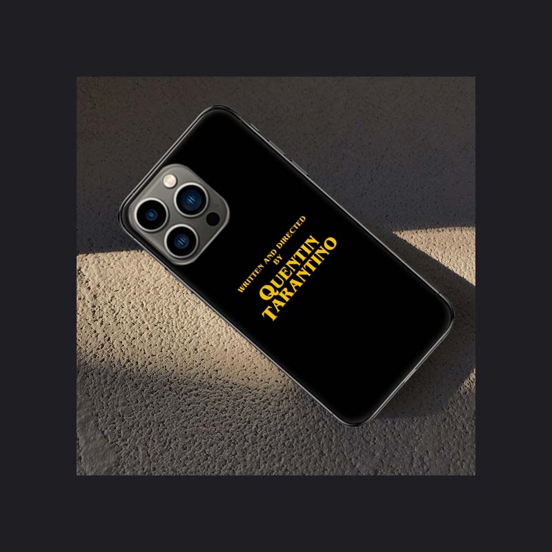 

Written And Directed By Quentin Tarantino Phone Case For Apple Iphone 16 15 Plus 13 12 Mini 16E 11 14 Pro Max X XS XR 8 7 SE 202 iPhone 16