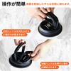 Anloma Vacuum Lifter, Powerful Glass Suction Cup, Body Recess Suction Cup, One-Touch Suction Cup Type, for Glass Mounting, for Cargo Transport, Alumin