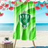 AS Saint-Étienne Print Beach Towel, Large Soft Quick Dry Towel for Beach Camping Swimming