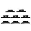 8 Pieces 3' Black Nylon Closed Base Marine Boat & Dock 3 Inch Cleat