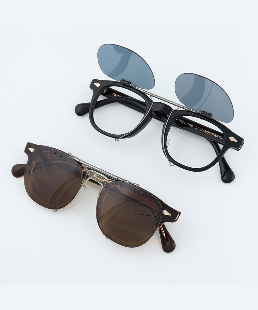Peisyeon Mark Caesar Flip Sunglasses/Glasses