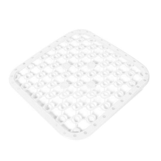 

Multifunctional Placemat Kitchen Sink Drying Rack Draining Mat Insulation Pad білий
