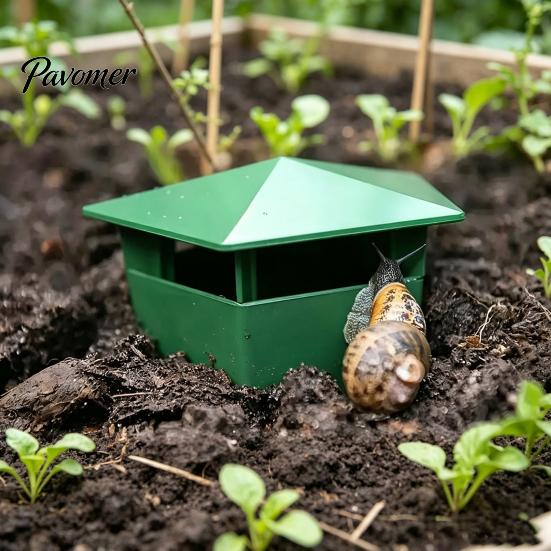 Snail Control for Lettuce Cabbage Reusable Trap, Safe Beer Bait Not Included, And Slug Trapping Device Catcher Container, Physical Trap Gardens