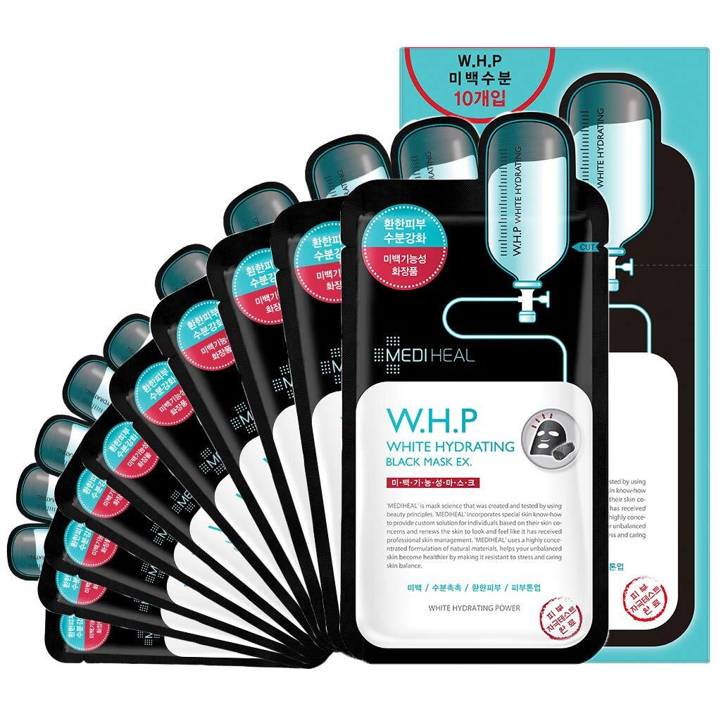 Mediheal W.H.P Black Mask EX 10ea +RANDOM GIFT