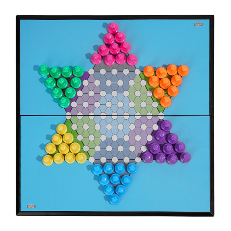 Magnetic Foldable Checkers & Snakes and Ladders Game Set