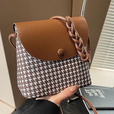 Popular Niche Bags for Women In Autumn and Winter New Textured One-shoulder Crossbody Bag Fashionable Versatile Bucket Bag for Women