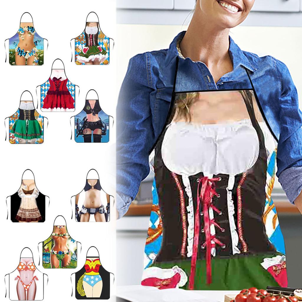 Barbecue Apron Kitchen Chef Cooking Gift Barbecue Baking Apron Funny Gift