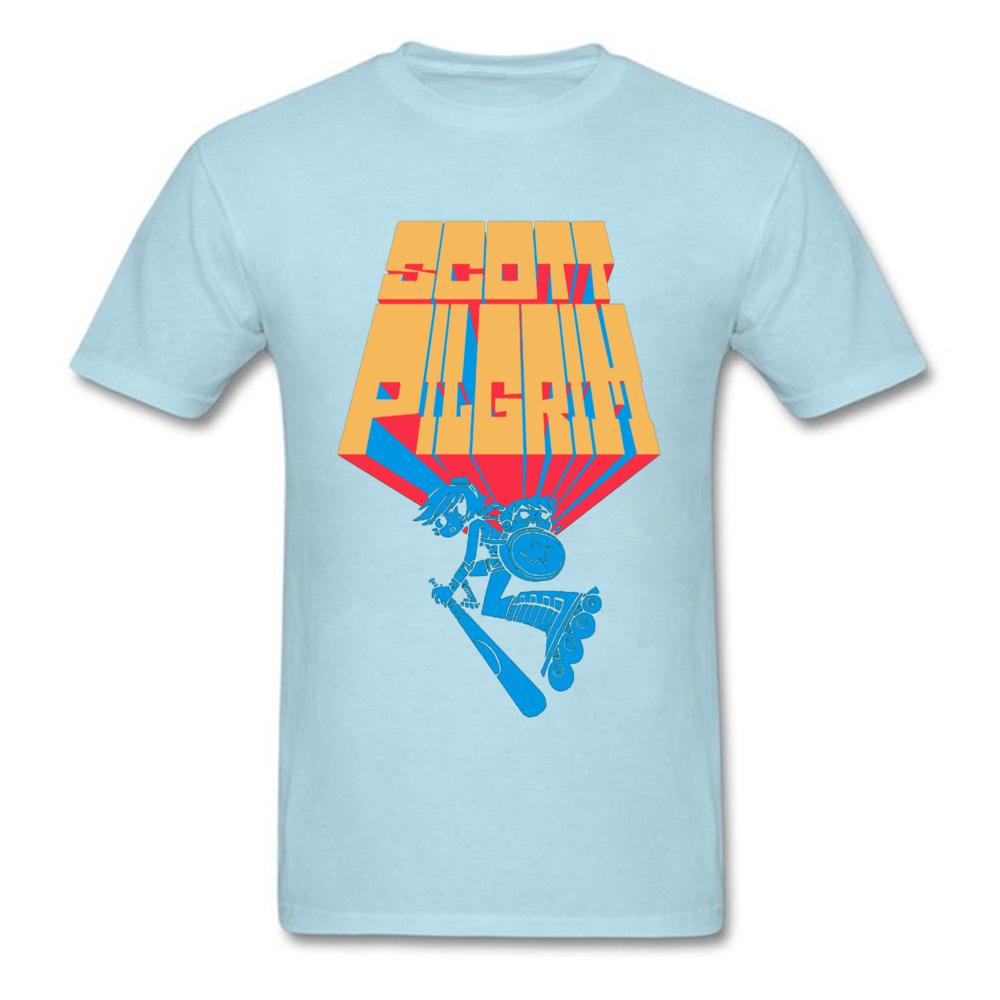 Hip Hop T-Shirt Scott Pilgrim T-Shirt Herren Kanadische Serie T-Shirt Ramona Flowers Skater Tops T-Shirts Scott Pilgrim vs. The World