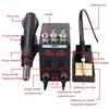 Soldering Station with Double Display and Adjustable Temperature 100°C-450°C Hot Air Rework Station LED