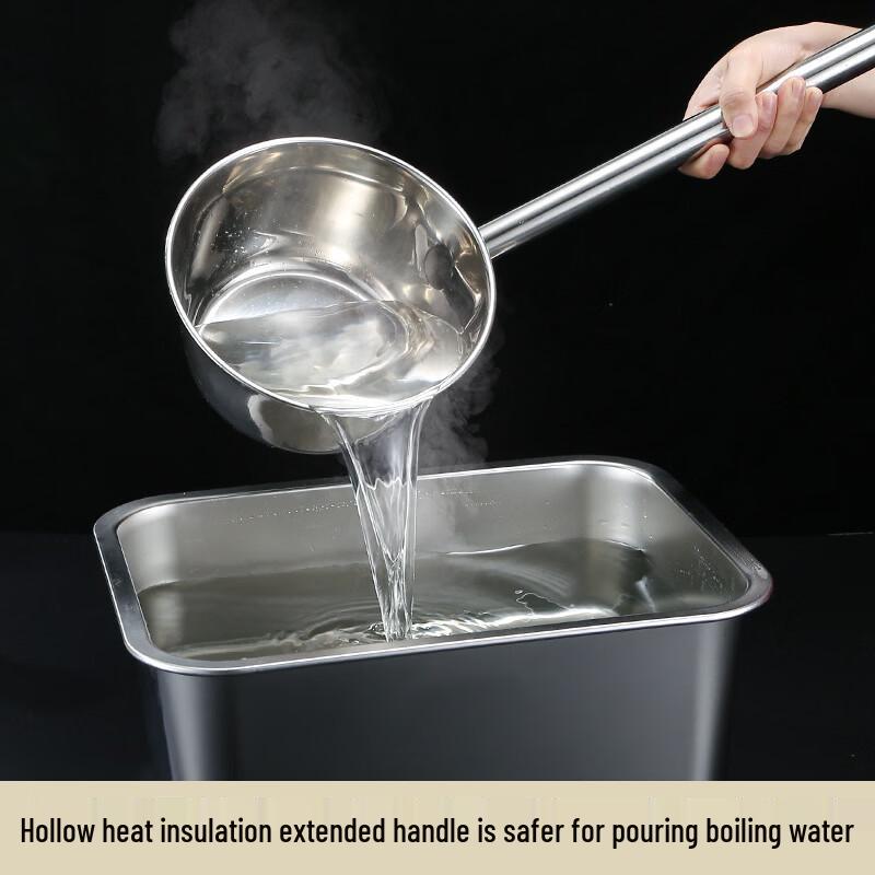 DEKEBAG Stainless Steel Long Handle Water Ladle