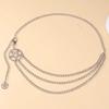 Retro Fünfzackiger Stern Kette Hip-Hop Körperkette Mehrschichtig Heißes Mädchen Ausgeschnitten Quaste Taille Kette