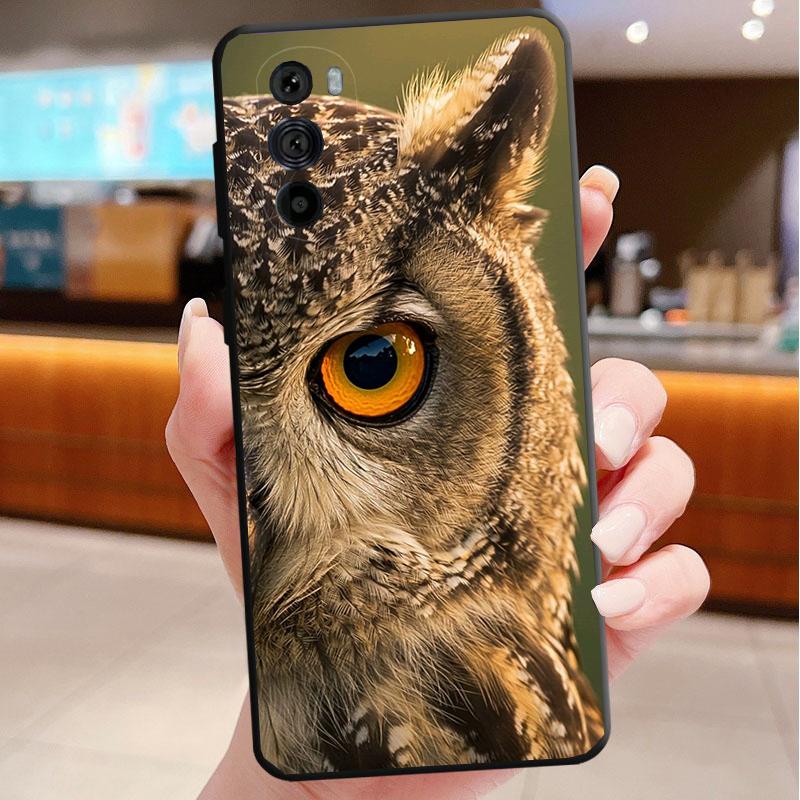 Phone Case For Motorola Edge 50 40 Pro 60 50 40 30 Ultra Neo Fusion Moto G Play G Stylus G Power G Owls Animal