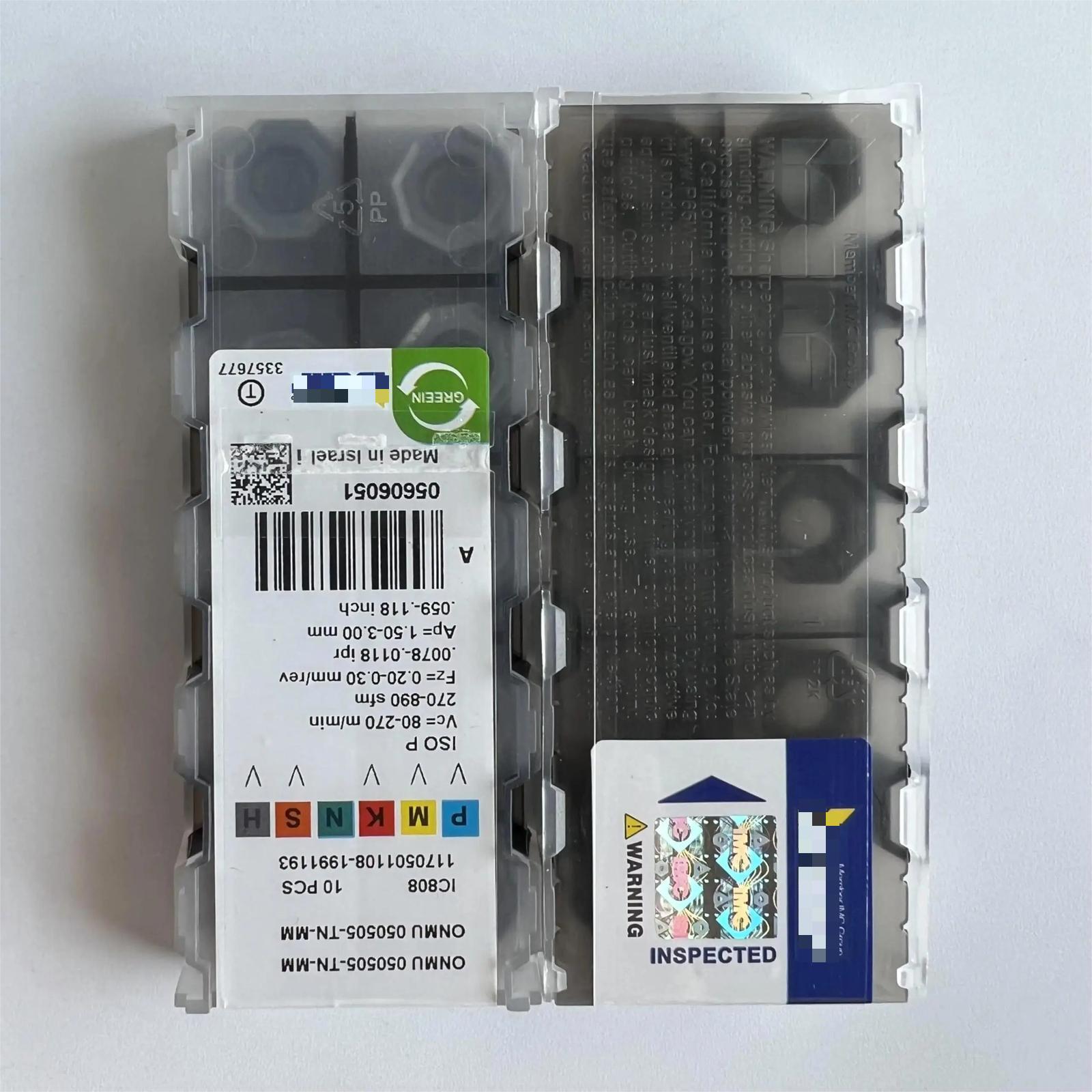 

ONMU050505-TN-MM IC808 /Industrial indexable Carbide Inserts 10 PCS