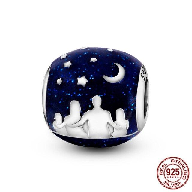 Charm Bead Fit  Bracelet DIY Dangle Charms For Mom Son Daughter Sister Friends Lover