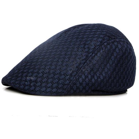 Unisex Fashion Duck Mesh Sun Flat Cap Golf Beret Newsboy Cabbie Baseball Hat