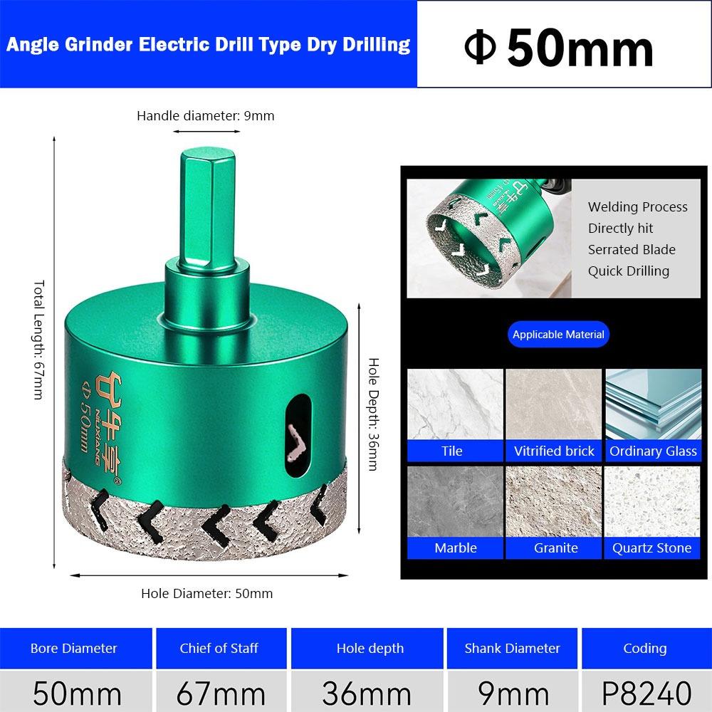 Special Use Ceramic Drill Bit Thickened Body Angle Grinder Hole Saw Tile Hole Saw Ceramic