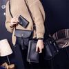 Elegant 4pcs Women Lady Handbag Set In Premium Pu Leather With Adjustable Strap