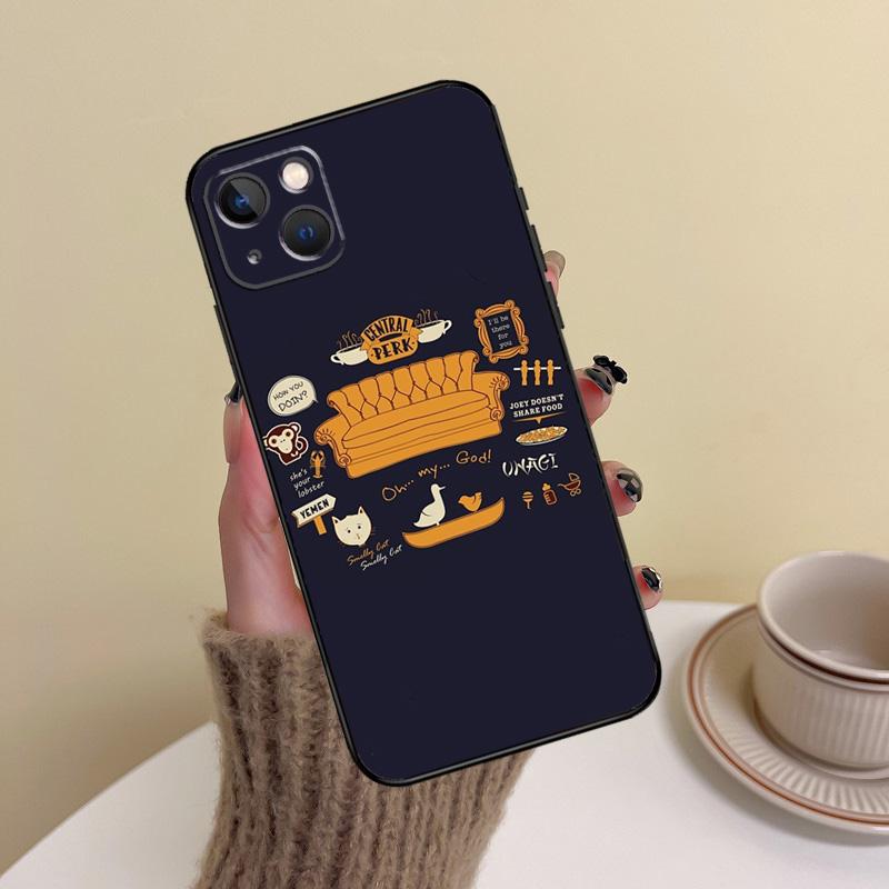 FRIENDS TV SHOW ICONIC Phone Case For iPhone 17 16 15 14 13 11 12 Pro Max mini 15 16 Plus 16e 17 Air Cover Funda