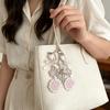 Pink Color Y2K Phone Straps Acrylic Harajuku Bag Pendant Japanese Fashion Fish Cake Keyring  Women