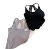#Back Lace Splicing Beautiful Back Sling Slim and Thin Bra Free Fixed Cup Outer Wear Versatile Vest Women