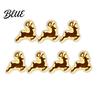 Christmas Gift for Xmas Decor Wall Silhouette Glowing Wooden Family 7Pcs Lights LED Reindeer Decorations