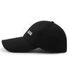 Spring and Autumn New Hat Men's Canvas Luminous Label Printing Baseball Cap Sunshade Sunscreen Big Eaves Cap