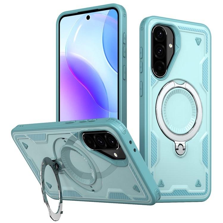 For Samsung Galaxy A15 A16 A53 A36 A56 5G Case Magnetic Wireless Charging Military Protection PC TPU Kickstand Phone Cover