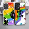 LGBT Tęczowa Miłość To Miłość Miękkie Etui na Telefon dla Samsung A17 A16 A15 A14 A13 A57 A56 A55 A54 A53 A37 A36 A35 A34 A33 A26 A25 A24 A2
