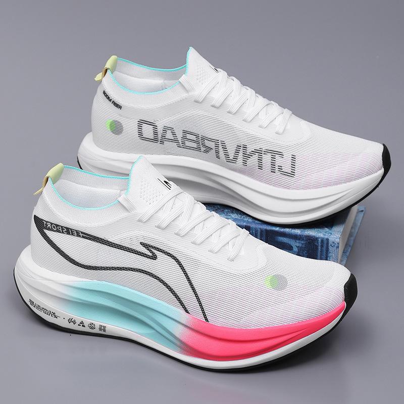 

Feidian 5E running shoes 2025 new sports training shoes men and women youth shock absorption high rebound carbon board racing shoes 34