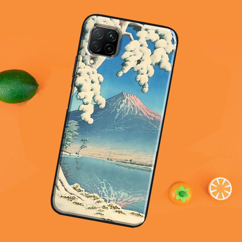 Japanese Style Ukiyo-e Art For Honor 50 Case 8X 9X 10i Cover For Huawei Nova 5T P Smart 2021 P20 P30 P40 Lite Pro