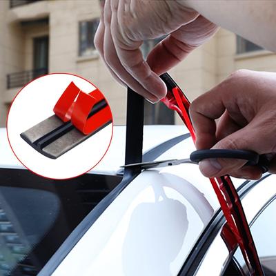 4m Auto Voorruitpaneel Sierlijst Rubberen Afdichtstrip Sticker Stofdichte Rubberen Afdichtstrip voor Auto Auto Dashboard Voorruit